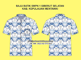 BAJU BATIK SMPN 1 SIBERUT