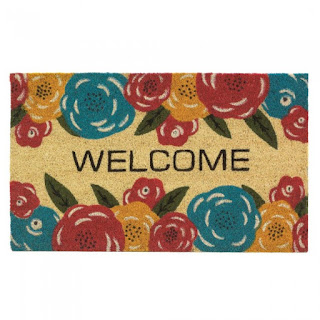 Floral Welcome Mat - Giftspiration