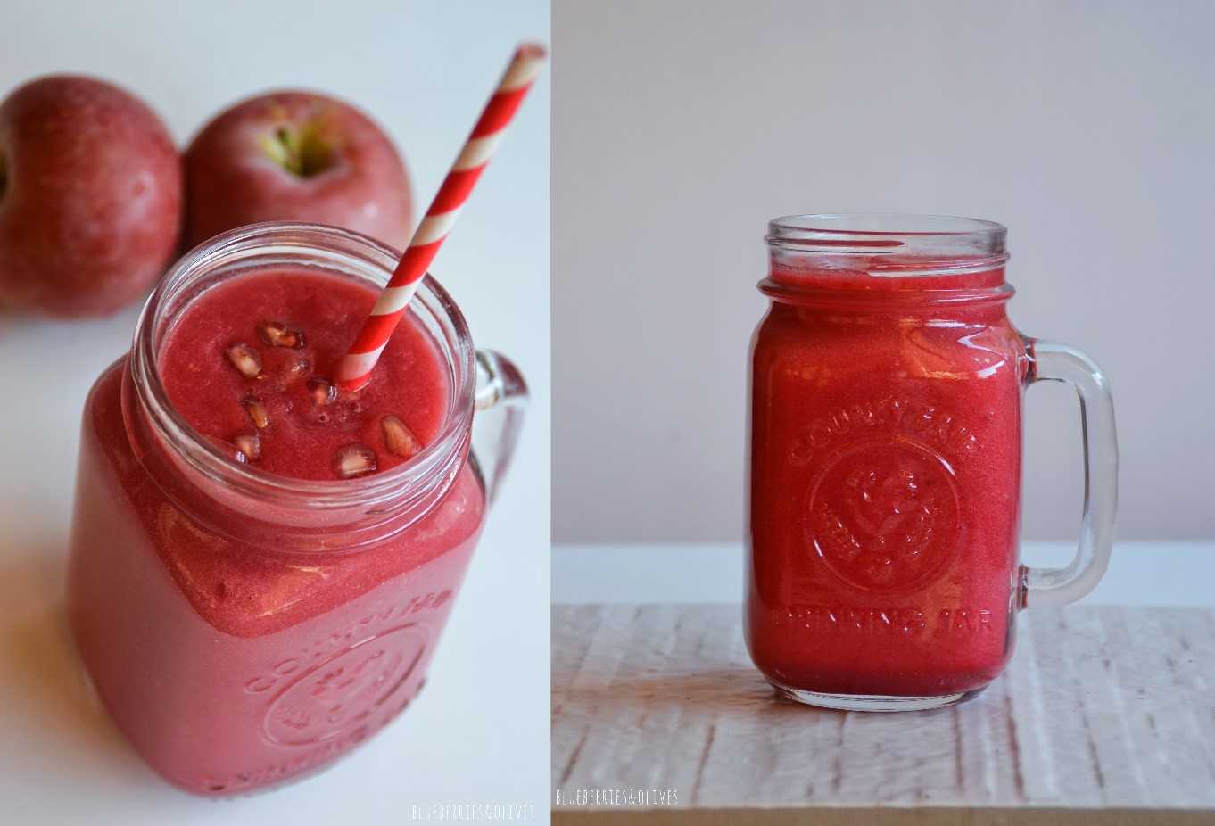 BEETROOT, APPLE AND POMEGRANATE SMOOTHIE 