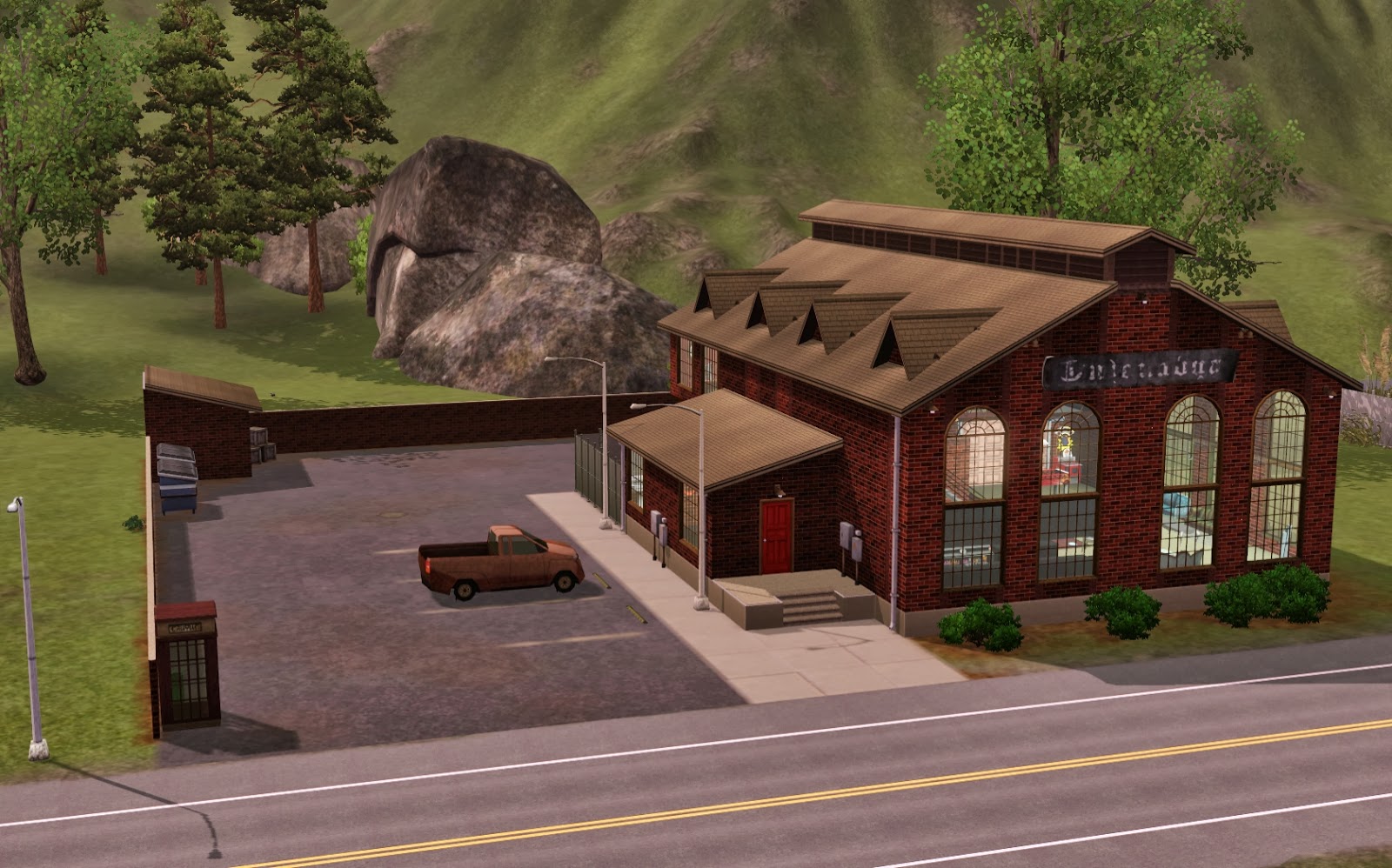 Summer's Little Sims 3 Garden Moonlight Falls (The Sims 3