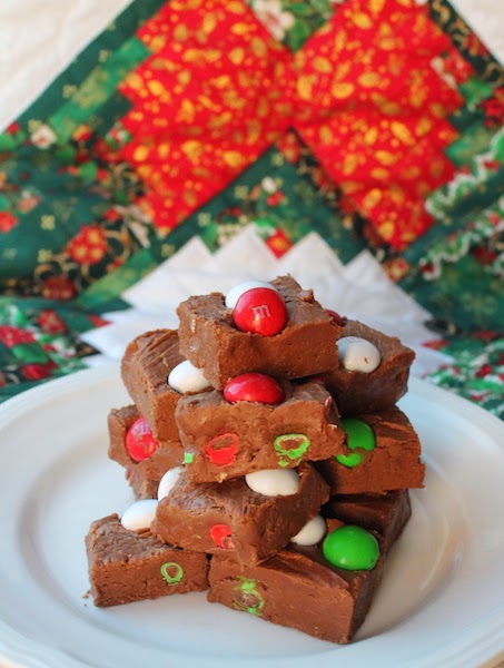 Food Lust People Love: This quick and easy Holiday Mint M&M Fudge recipe has two layers of both chocolate fudginess and holiday mint M&Ms. Change it up to add the chips or M&Ms of your choice. It's easy to make but hard to give away. You'll want to eat it all yourself.