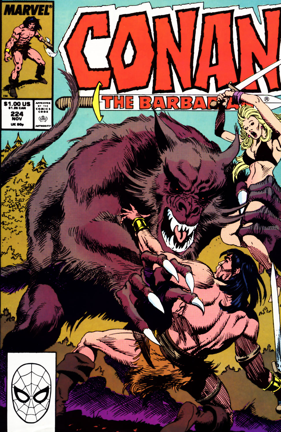 Read online Conan the Barbarian (1970) comic -  Issue #224 - 1