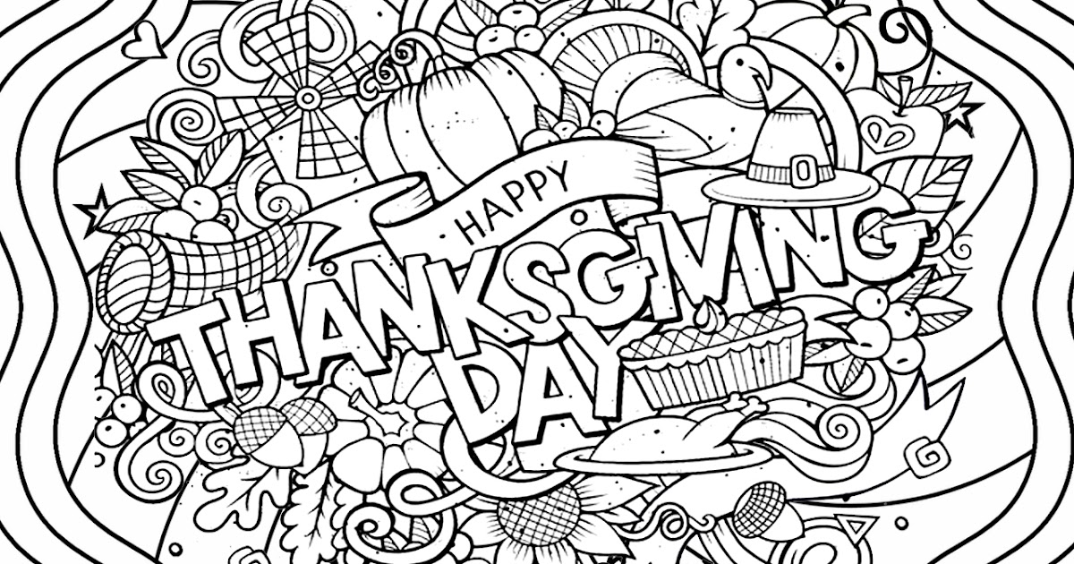 Mandala Thanksgiving day coloring pages | Coloring Pages