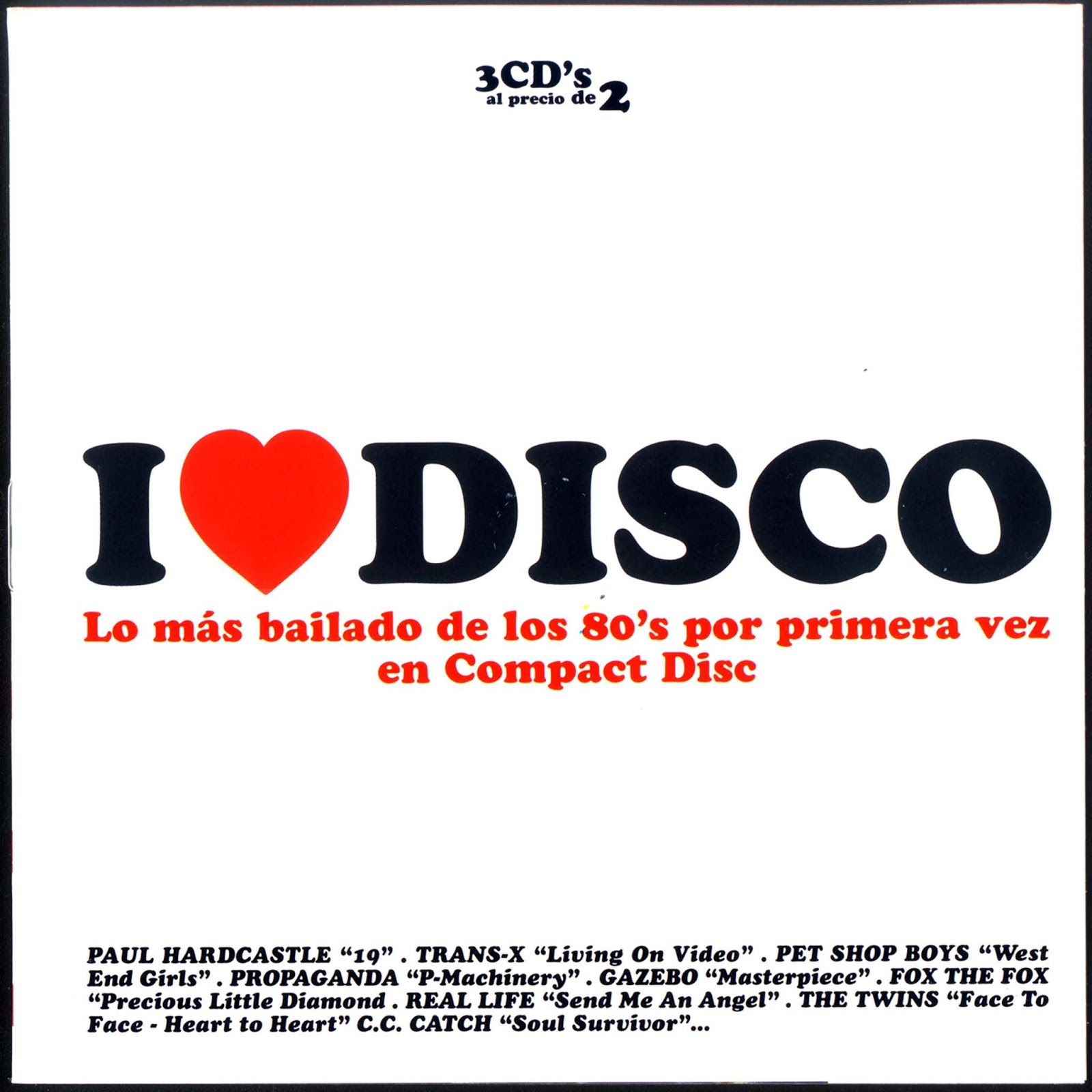 Music Rewind Va I Love Disco Vol 1 3 Cds 1998