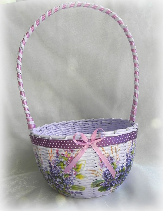 como tejer hermosas canastas con papel