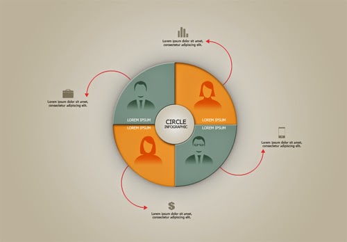 Video Tutorial Modern Circle Infographics