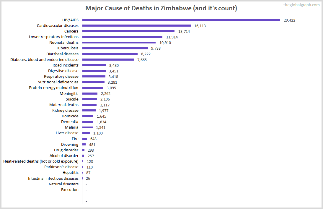 Zimbabwe Health | 2021 | The Global Graph