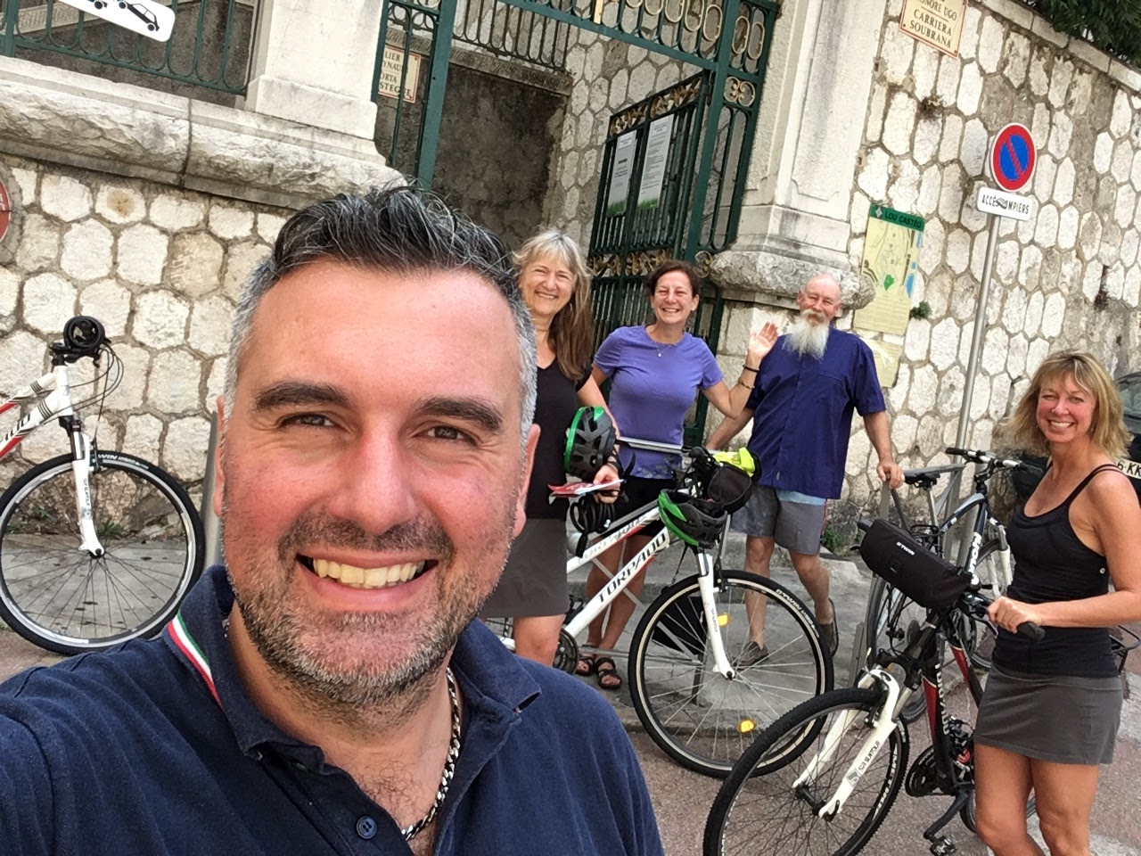 bike rental shop in Nice, France cycling French coast