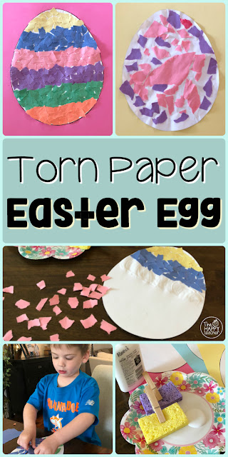 Paper Egg Fine Motor Craft