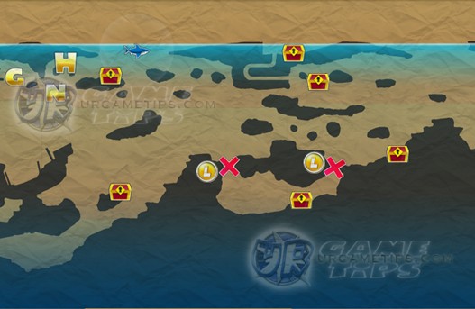 Hungry Shark World Pacific Islands Map Daily Chest Locations