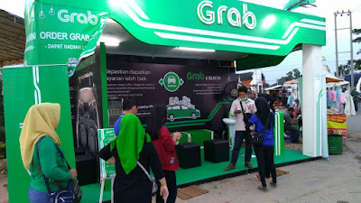 Grab Lounge Manjakan Pengunjung di Lampung Fair 2018
