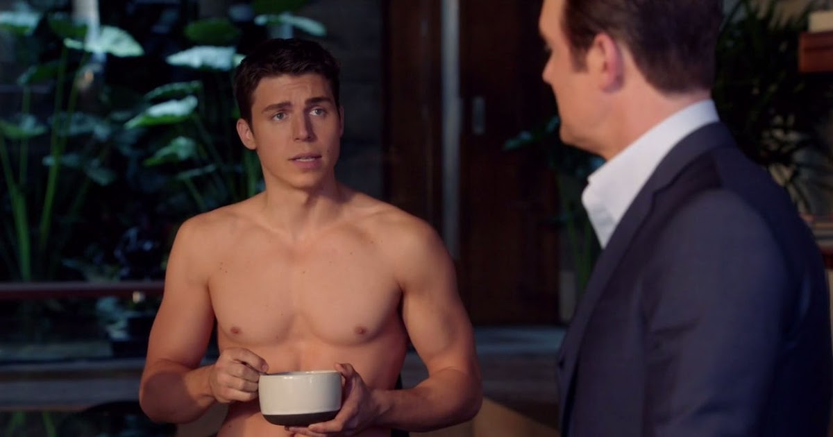 Nolan Gerard Funk was shirtless for the third week in a row on The Catch . 