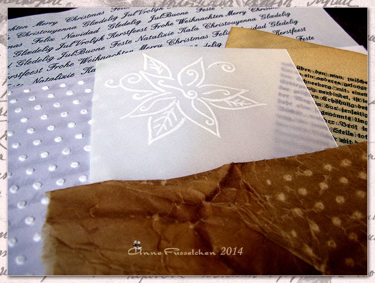  Kreatives Fusselchen: Pergamentpapier selbst gemacht 