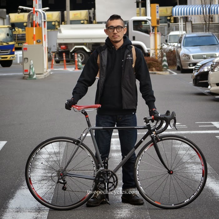 FUJI ロードバイク サイクリングジャージ2着 ビンディングシューズセット