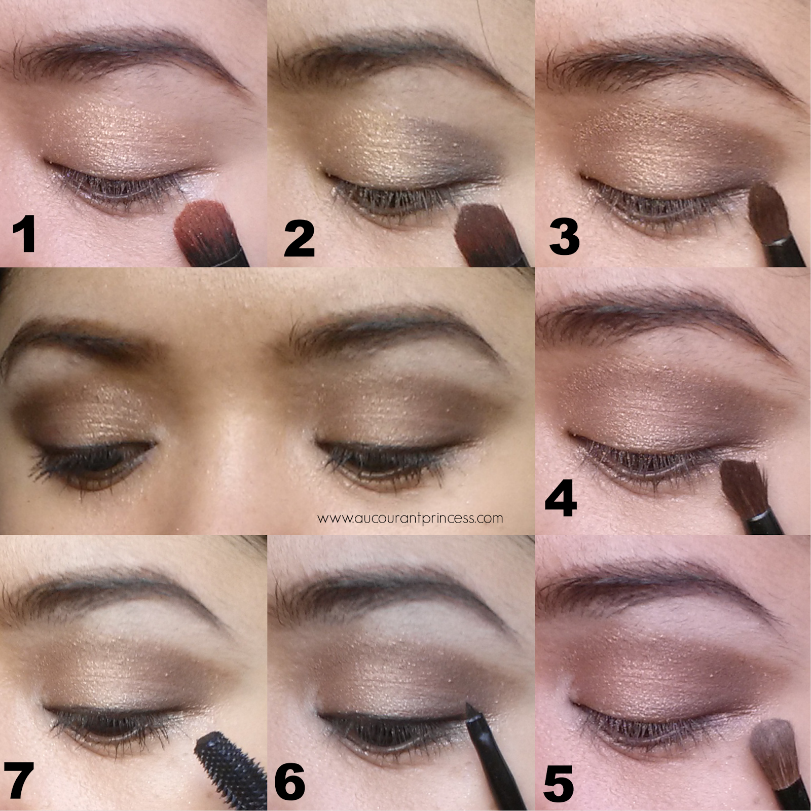 a glad diary: how to apply basic eye makeup