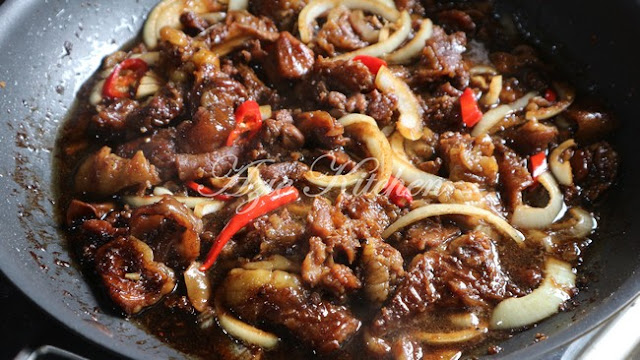 Daging Tetel Masak Black Pepper Yang Sangat Sedap