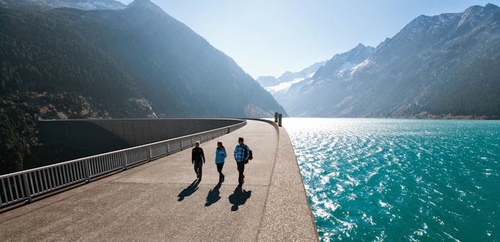A Wonderful Hike along the Schlegeis Lake in Tyrol, Austria