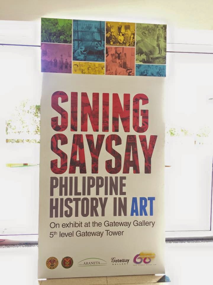 Sining Saysay Philippine History In Art At Gateway Gallery Its Me