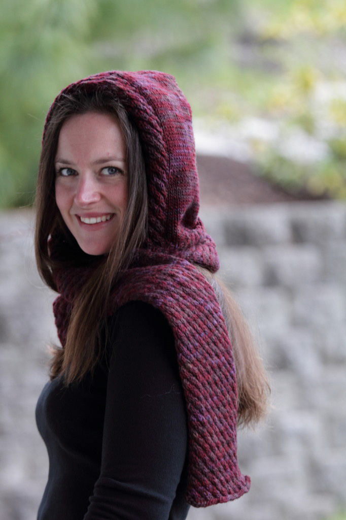 Hooded Scarf Knitting Patterns Patterns Gallery