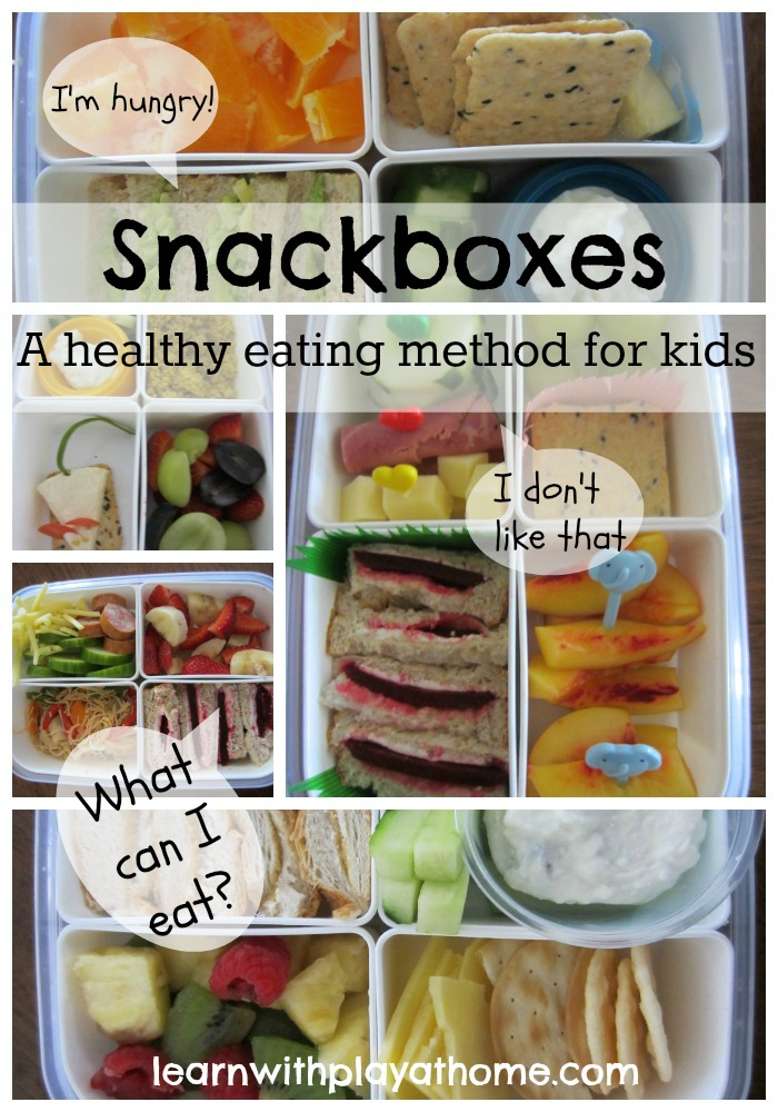 Learn with Play at Home: Snackboxes Healthy Food for Kids