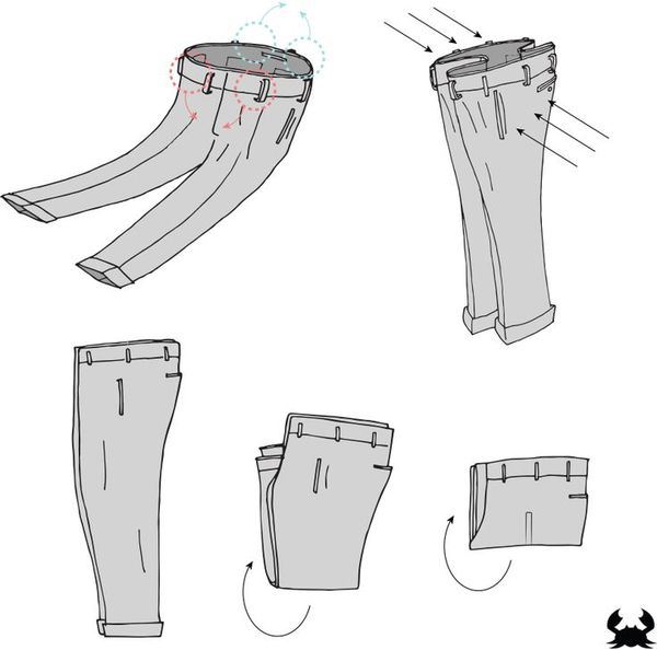 21 Daily Things You’ve Been Doing Incorrectly All Your Life & How To Do Them Right - Folding your trousers? Don’t spoil the crease by following these steps