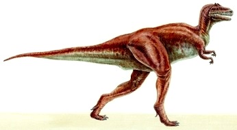Tarbosaurus Imagen de un Tarbosaurus caminando