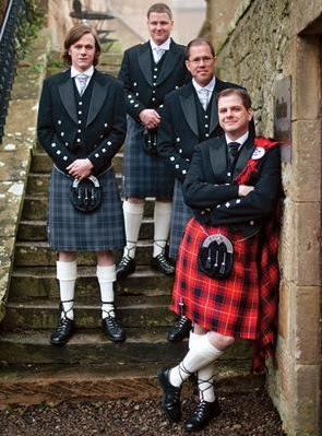 Traditional Scottish Tartan Wedding Dress | Traditional Wedding Dresses