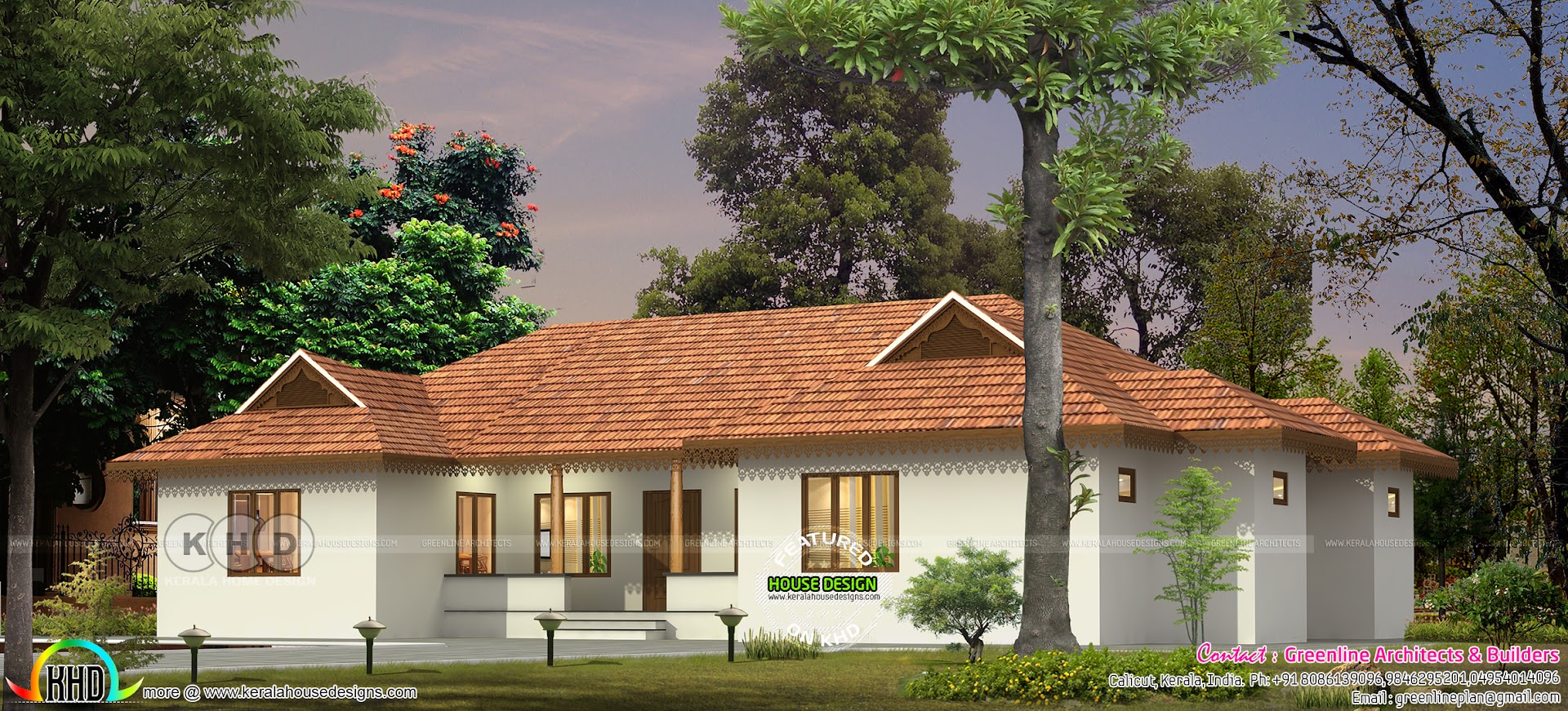 $45,000 cost estimated traditional home - Kerala home design and floor
