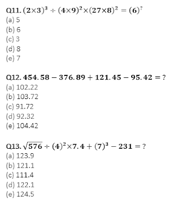 Quantitative Aptitude Questions for IBPS Clerk Mains 2017 : 18 January 2018 |_4.1