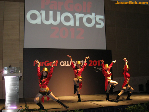 The opening gambit for ParGolf Awards 2012