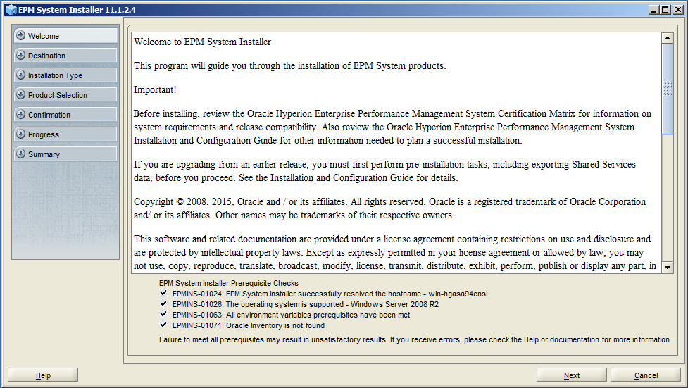 This system is not supported. Essbase версии 11. Software License Agreement с переводом. ДРВ триал инсталлер. EPM.