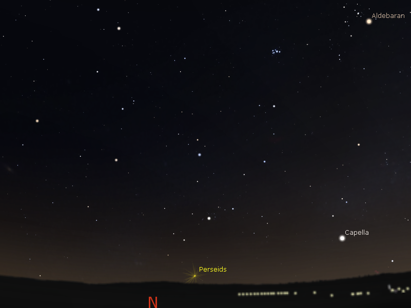 Astroblog Australian Perseid Meteor Shower Morning August 13, 2016