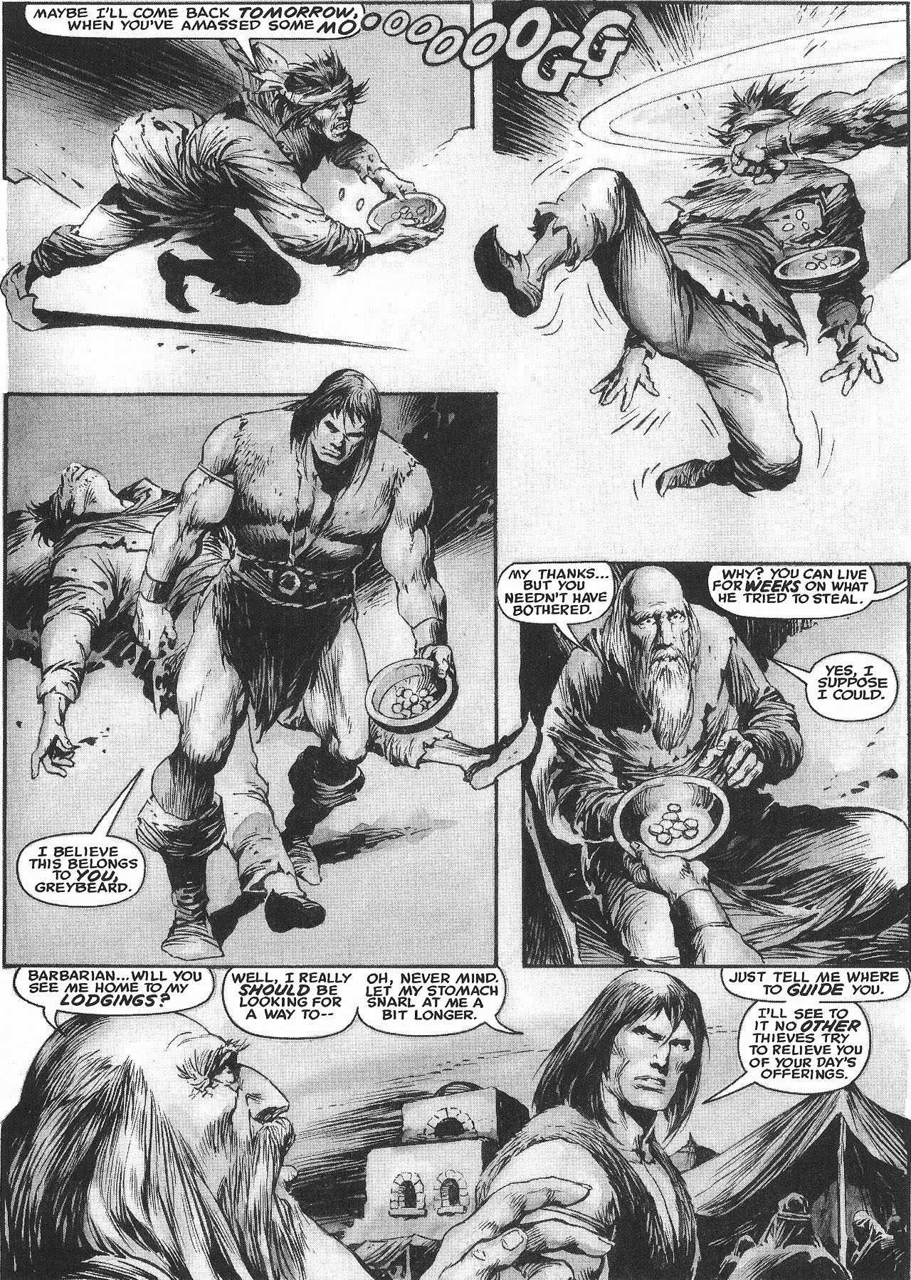 Read online The Savage Sword Of Conan comic -  Issue #207 - 28