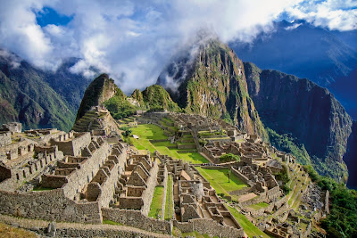 Ruinas de Machu Pichu, Perú.