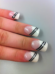 nail designs line lines neutral nails terribly haute simple beauty xx