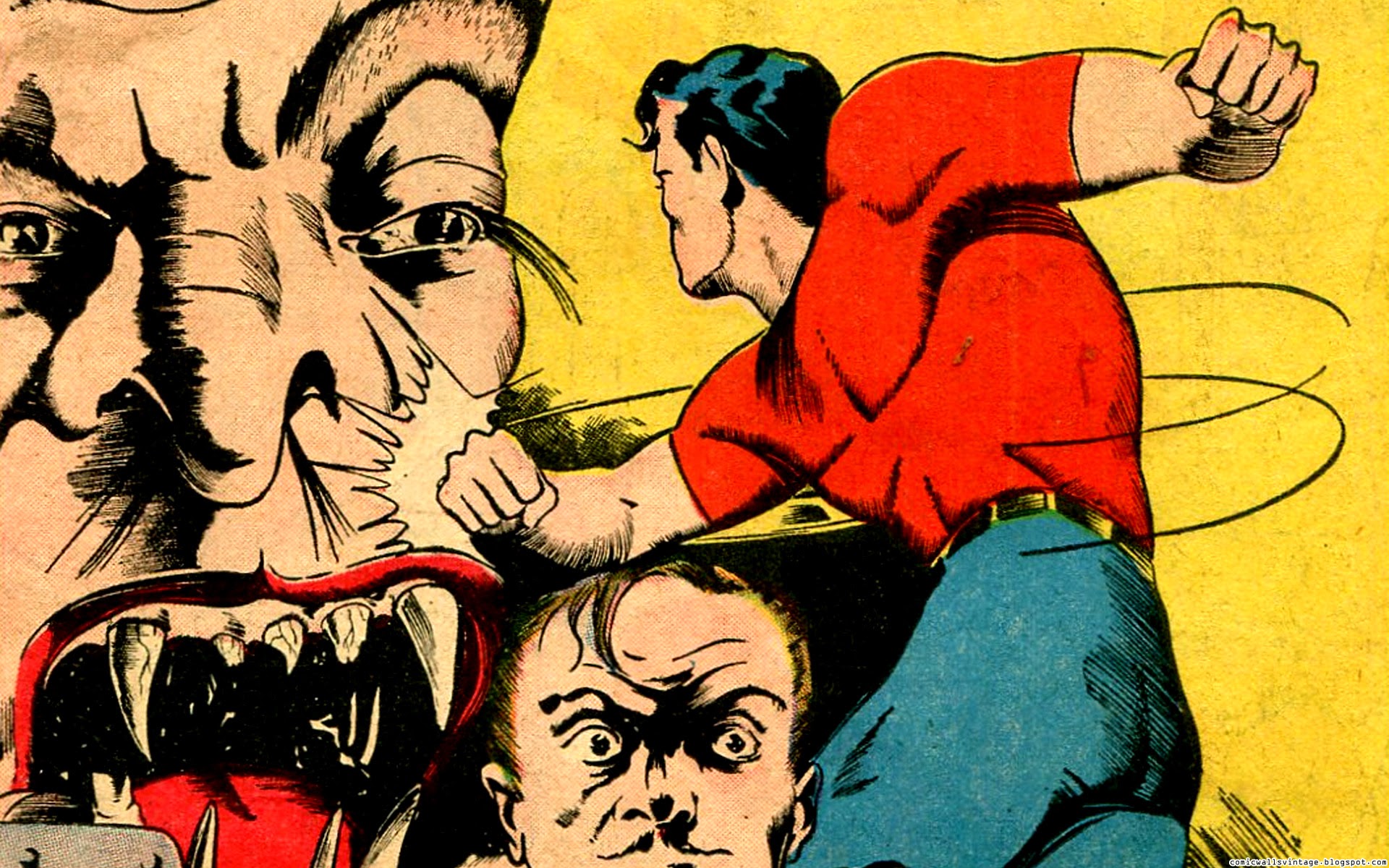 Comic Wallpapers Vintage: America's Best Comics (Vintage Comic Wallpaper)