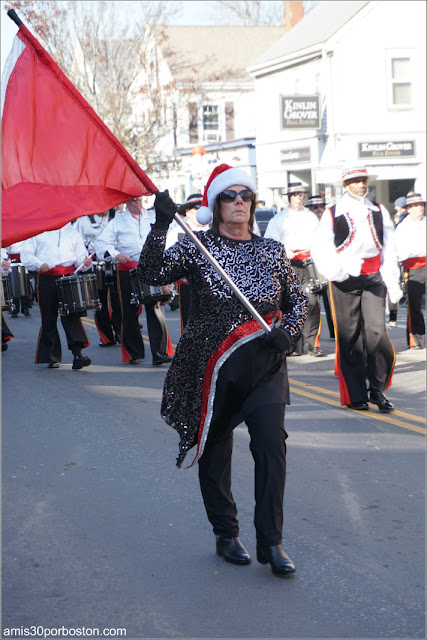Majorettes en el Desfile de Acción de Gracias de Plymouth