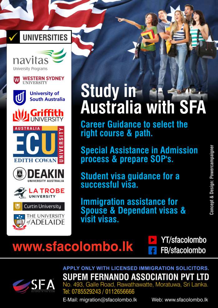 Supem Fernandu Associates | Study in Australia with SFA.