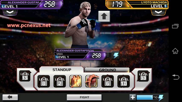 ea ufc level select