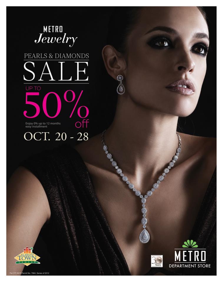 Manila Shopper Metro Department Stores' Jewelry SALE Oct 2012