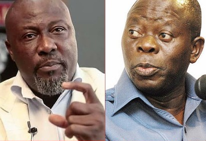 Oshiomhole Comes HARD For Dino Melaye After He Calls Him Out For Marrying A Foreigner Oshiomhole Comes HARD For Dino Melaye After He Calls Him Out For Marrying A Foreigner