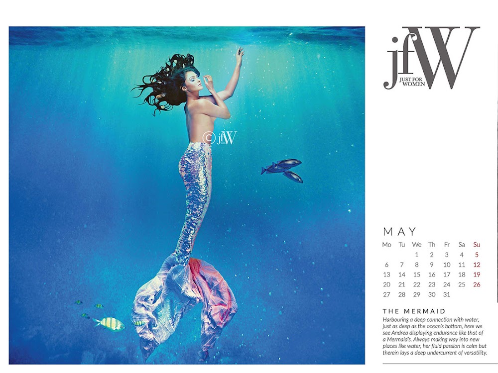 Andrea Jeremiah - JFW 2019 Calendar