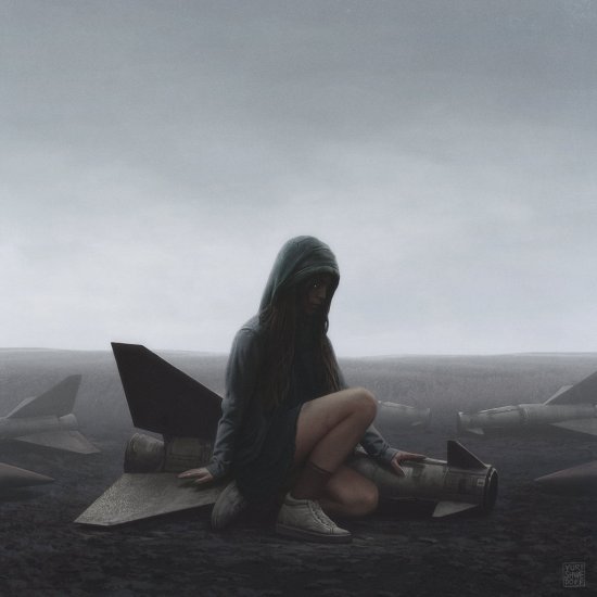 Yuri Shwedoff deviantart ilustrações ficção científica sombrios mundos pós-apocalípticos melancolia solidão