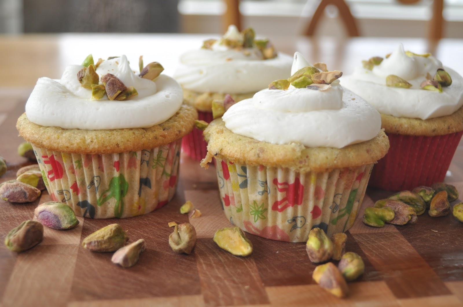 Pistachio Cake with Cream Cheese Frosting