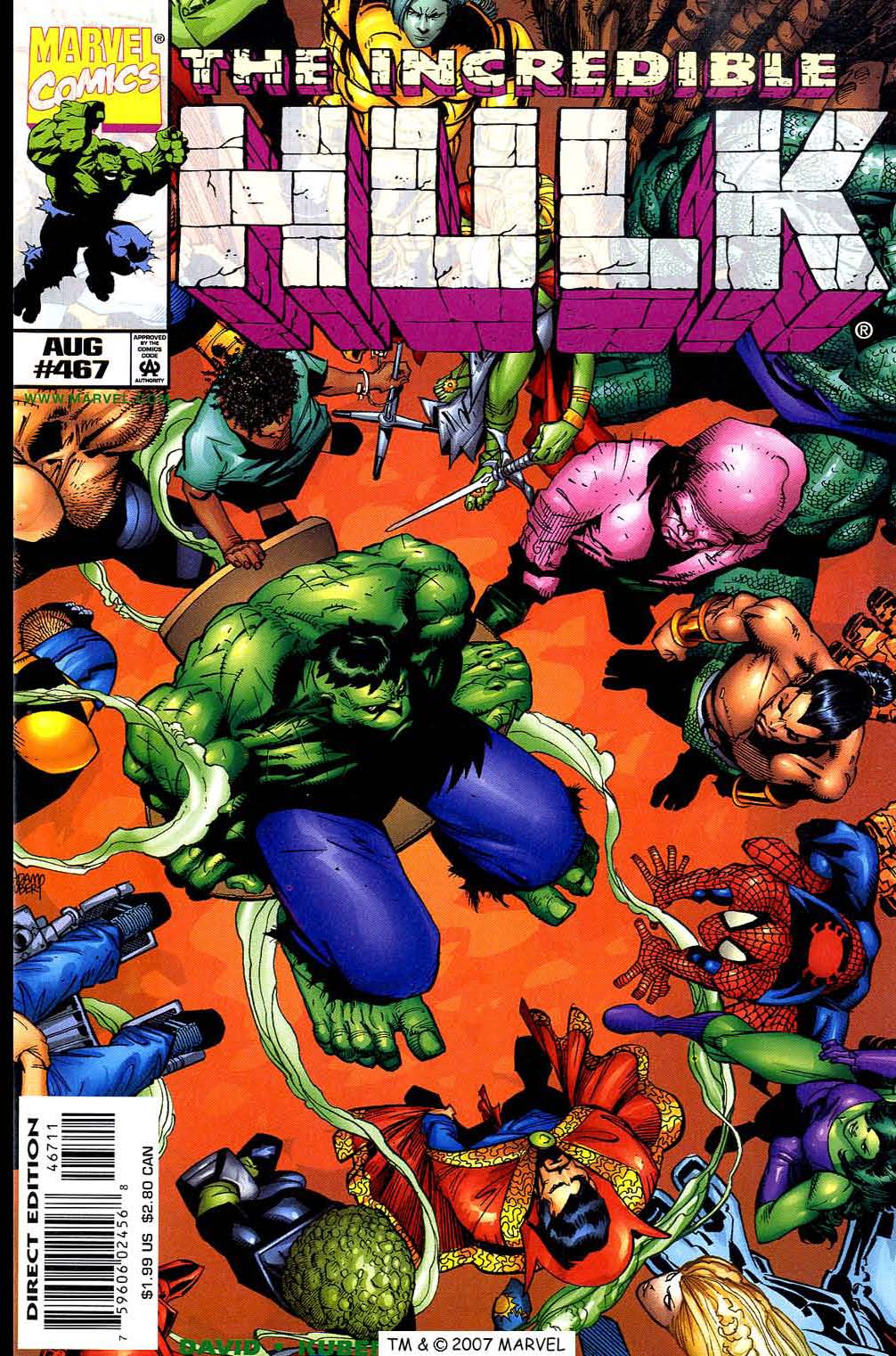 Read online The Incredible Hulk (1968) comic -  Issue #467 - 1