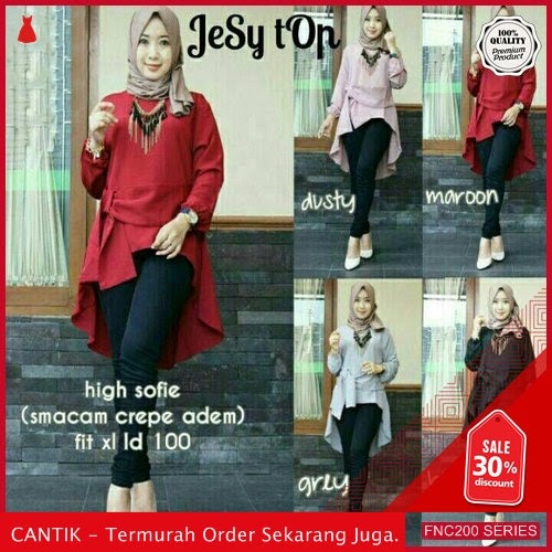 FNC200J66 Jesy Top Tunik Twiscone Wanita Hanya 50Ribuan