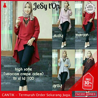 FNC200J66 Jesy Top Tunik Twiscone Wanita Hanya 50Ribuan
