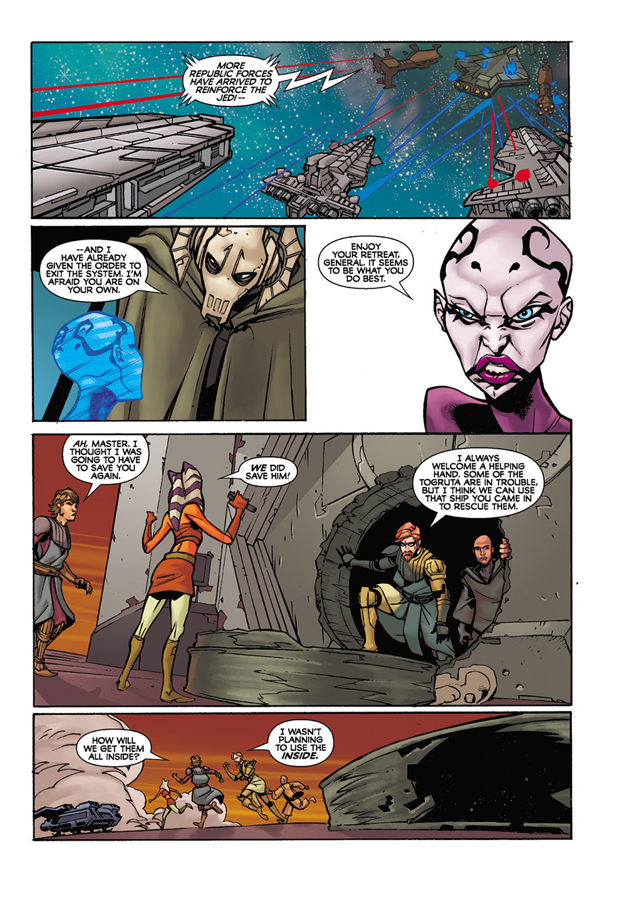 Read online Star Wars: The Clone Wars comic -  Issue #6 - 16
