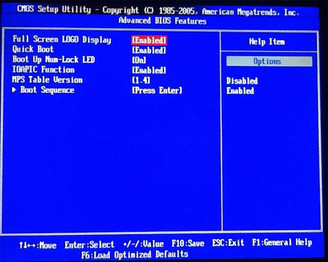 DANIELKL BIOS Setup o CMOS Setup