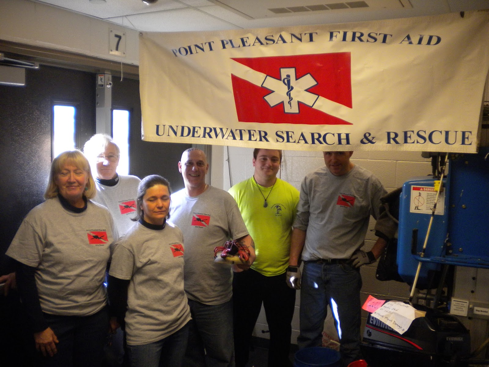 Point Pleasant Beach Rescue Dive Team Dive Team Duty Crew "Saves the